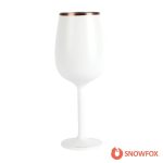 Custom Snowfox 12 oz. Insulated Stemmed Wine Glass - 1