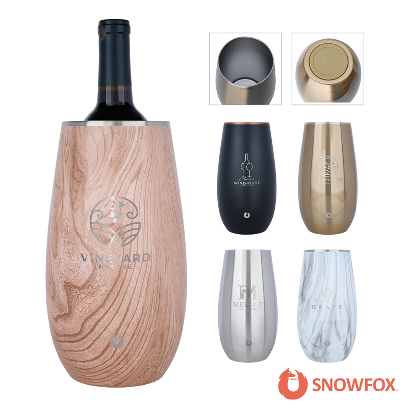 Snowfox-13L-45-oz-Insulated-Wine-Chiller-CF5000 Custom Snowfox 1.3L / 45 oz. Insulated Wine Chiller