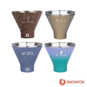 Custom Snowfox 8 oz. Vacuum Insulated Martini Cup
